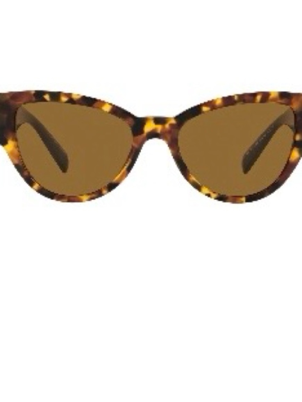 Versace Tortoise Cat-Eye Sunglasses with Brown Lenses